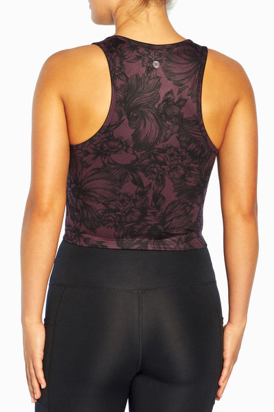 WILD PLUM FLORAL SCROLL