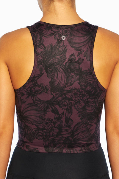 WILD PLUM FLORAL SCROLL