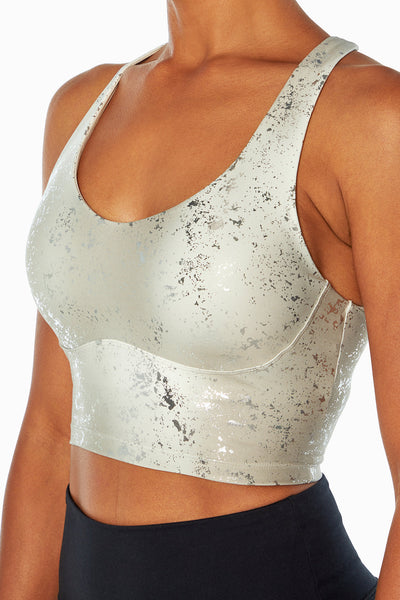 WHITE OMBRE SPLATTER FOIL