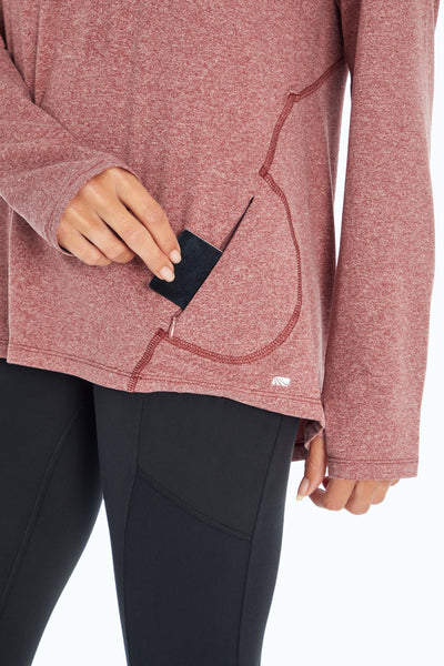 HEATHER OXBLOOD RED