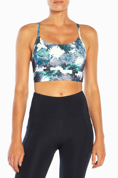 AQUA HAZE MOTION FLORAL