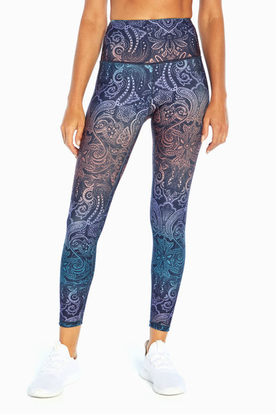 BLUE CORAL OMBRE PAISLEY/BLUE CORAL TIE DYE