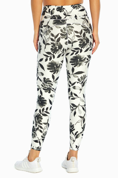 WHITE INK BLOT FLORAL