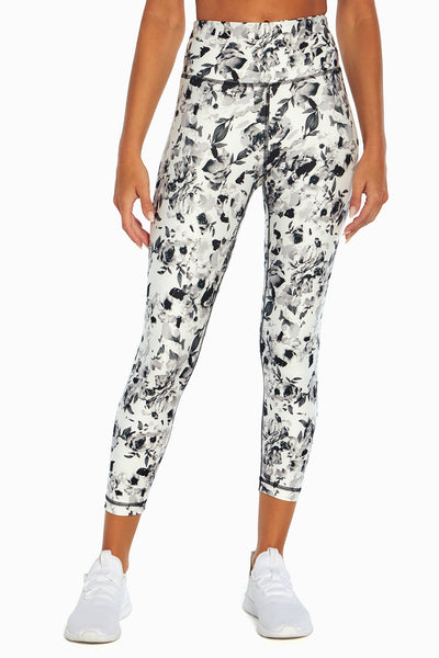 BLACK CHOPPED BRUSH FLORAL