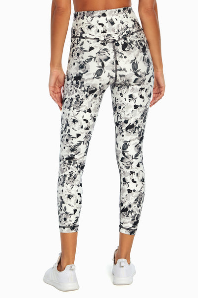 BLACK CHOPPED BRUSH FLORAL