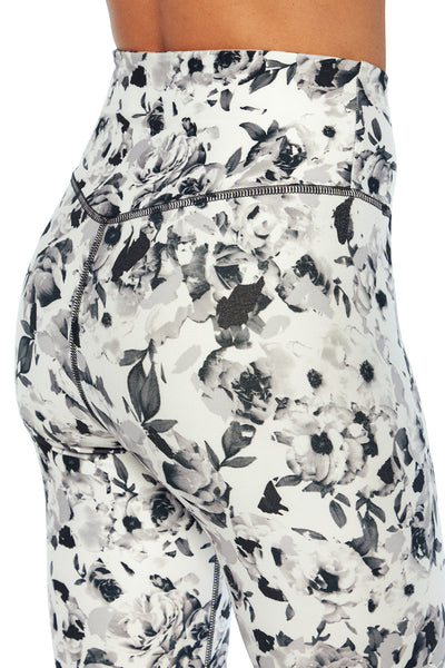 BLACK CHOPPED BRUSH FLORAL