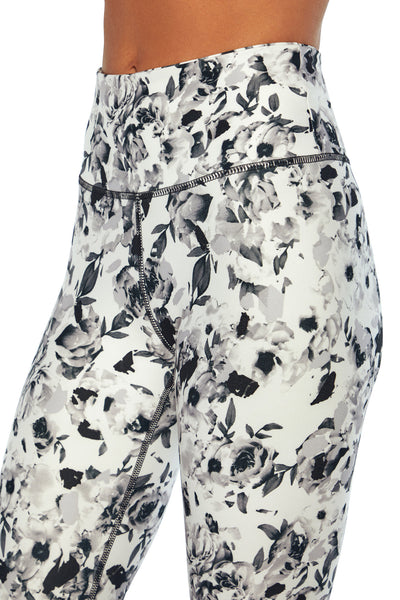 BLACK CHOPPED BRUSH FLORAL