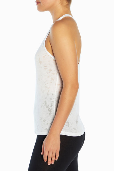 WHITE SPLATTER BURNOUT