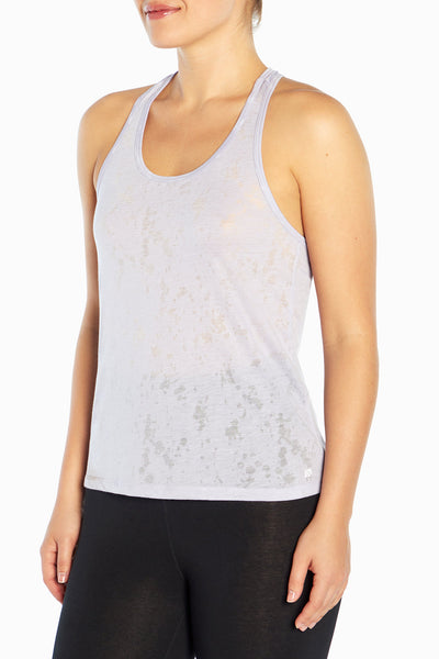 PURPLE HEATHER SPLATTER BURNOUT