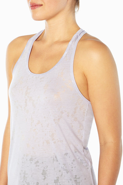 PURPLE HEATHER SPLATTER BURNOUT